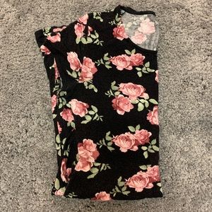 Floral skater/midi dress